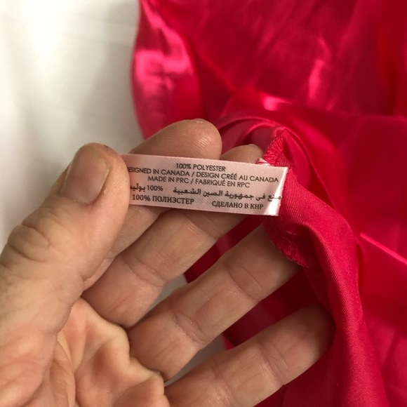 Satin Pink Slip Dress - Picture 13 of 14